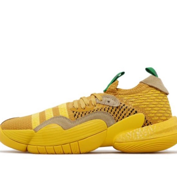 Adidas trae young 2 hazy yellow team green basketball sports shoes men Sz 9 NWOT - Picture 4 of 13